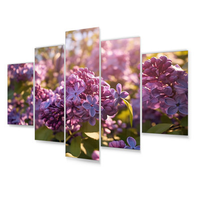 Modern Plants & Flowers Wall Decor on Metal