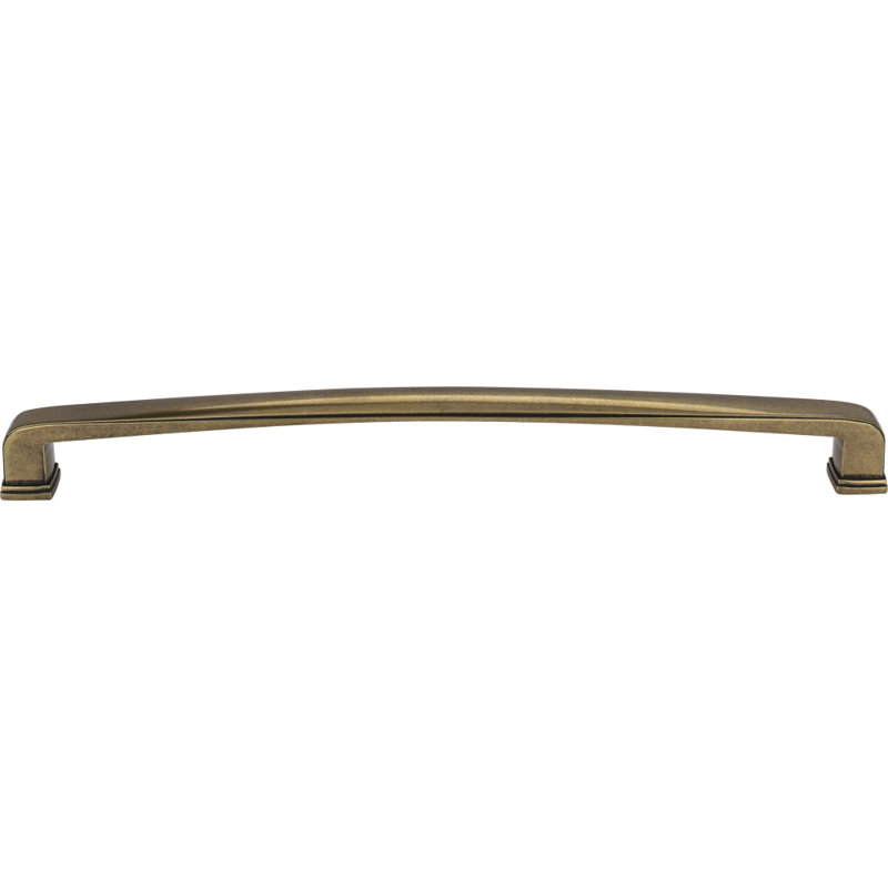 Milan I Bar Pull, Distressed Antique Brass, 12"