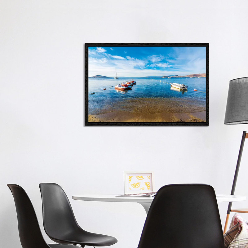Bodrum,Turkey V by Nejdet Duzen - Print on Canvas, 101.6 cm H x 66.04 cm W, Black Framed