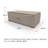 Tanner Outdoor Patio Ottoman Cover-184101550