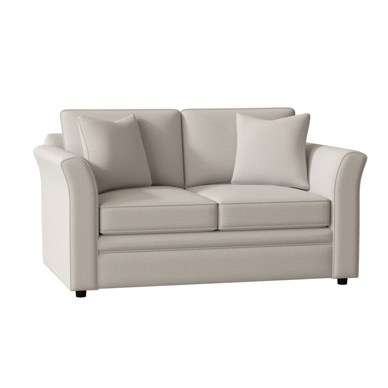 Northfield 62'' Upholstered Loveseat, White Performance Fabric; 0851-94