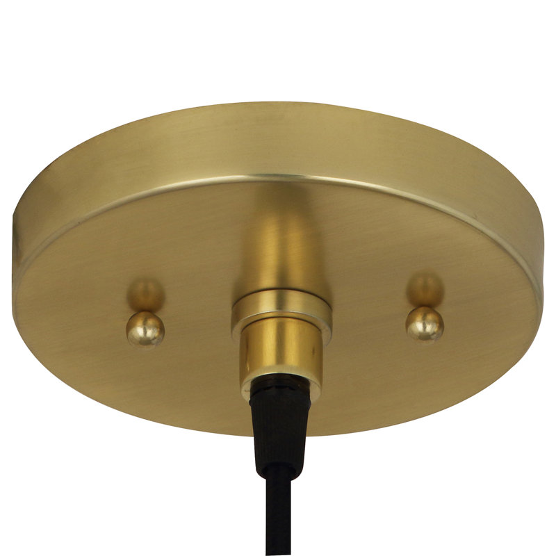 Dal 1 - Light Pendant, Modern Brass/Black, Modern Brass