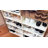 10-Tier 40 Pair Foldable Double Column Shoe Storage Cabinet with Magnetic Clear Doors, Versatile Shoe Organizer for Entryway, Closet, Small Spaces (White)-930431802-934939424