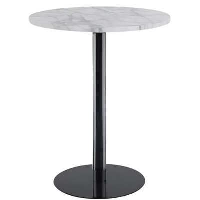 Orion Black Marble Bar Table