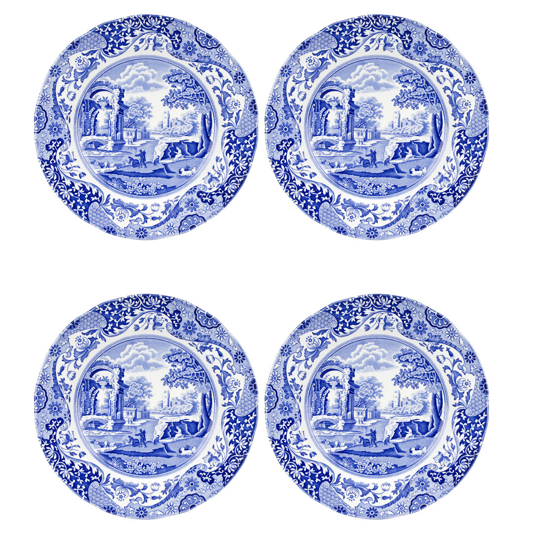 Spode Blue Italian Dinner Plate 10.5" (Set of 4) Spode