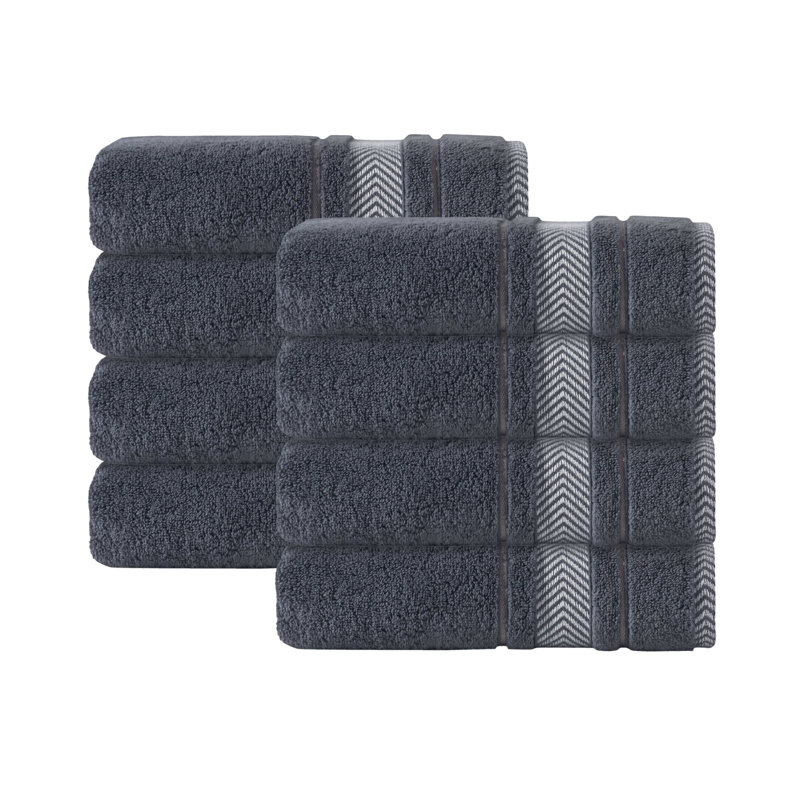 Ensemble de serviettes en coton Harleigh, Anthracite