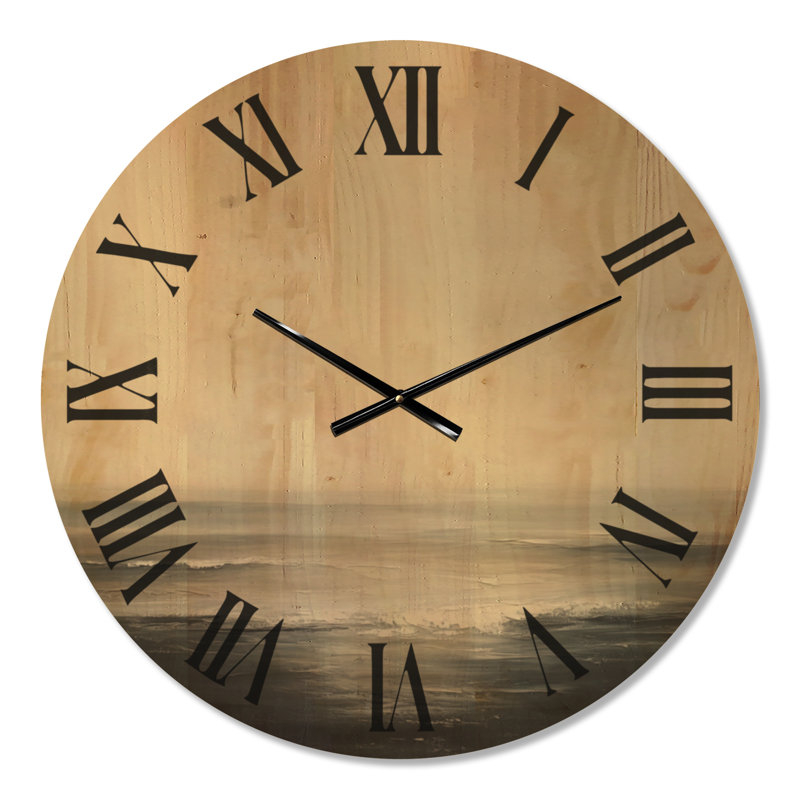 Solid Wood Wall Clock, Grand