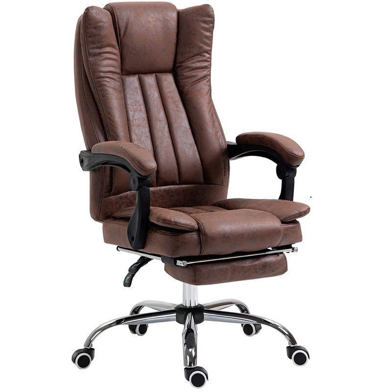 Inbox Zero Vinestto Executive Chair, Brown