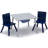 Delta Children Kids Table and Chair Set with Storage (2 Chairs Included) - Greenguard Gold Certified, Grey/Blue-508070241