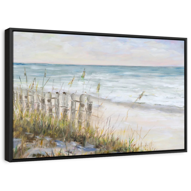 Plage «Mist Ocean View Canvas Print», H 29 po x l 43 po