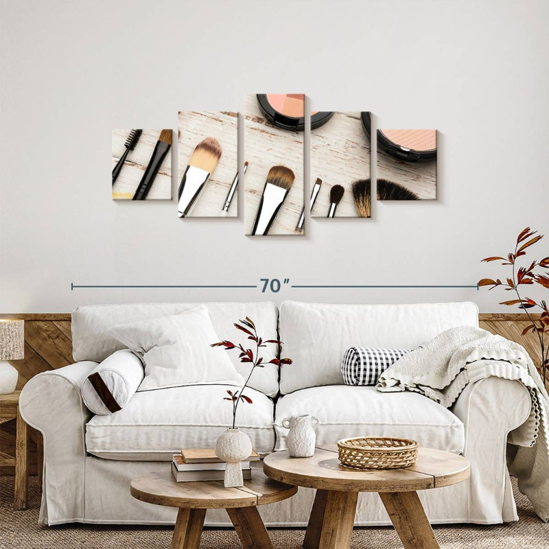 Makeup Tools, 24" H x 55" W