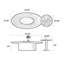 Ensemble de tables basses en bois avec bords arrondis