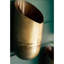 Ensemble de trois vases muraux en laiton antique