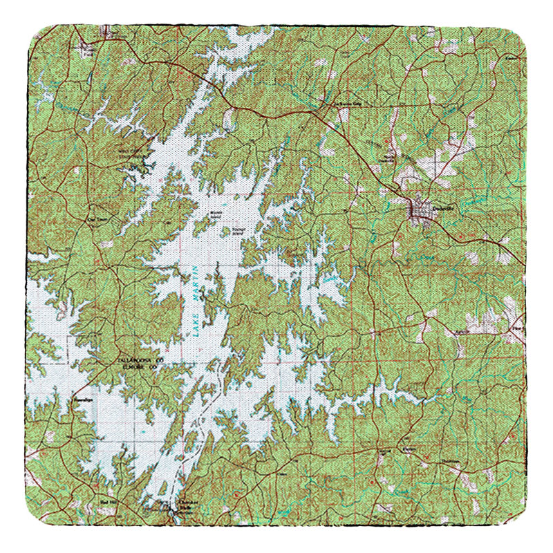 Sous-verre lake martin, al coast