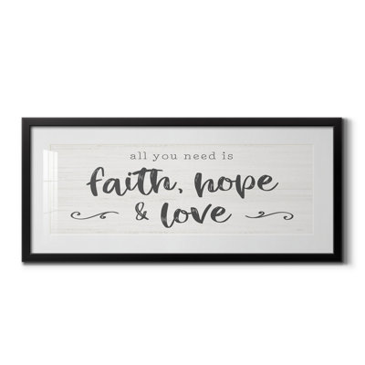 " Faith, Hope, Love "