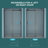 48"W X 76"H Single-Slide Shower Door - 8Mm Tempered Glass With 304 Stainless Steel Frame, Matte Black-123210184