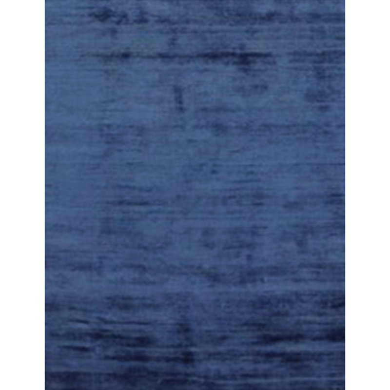 Tapis bleu noué à la main de haute qualité, Rectangle 9 pi x 12 pi
