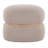 Contemporary Fabric And Wood Ottoman With Stylish Bouclé Upholstery, Perfect For Adding Comfort And Style To Any Room-1315975955