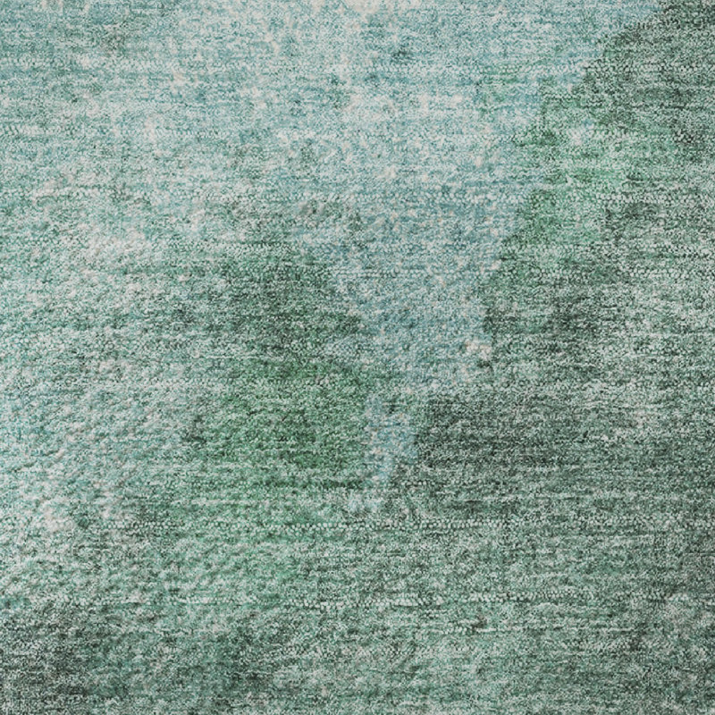 Premium Machine Washable Mundell Abstract Rug, Round 8'