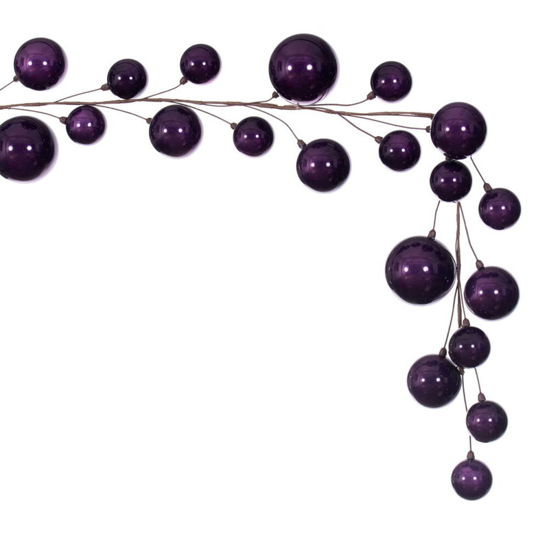 Guirlande 10 pi Vickerman, Prune