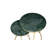 Marble Top Nesting Coffee Table With Metal Frame (Set Of 2)