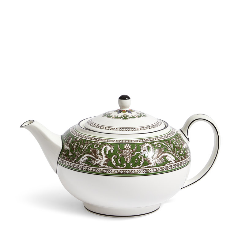 Florentine Colours 27floz Teapot, Green