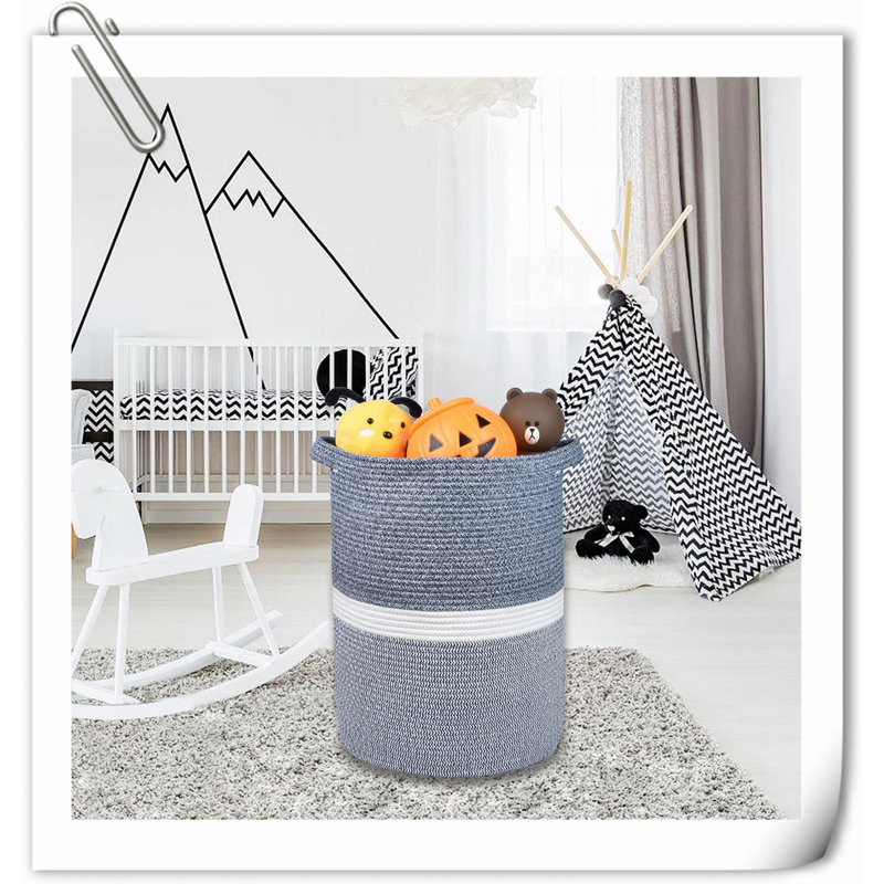 Panier en tissu Beachcrest Home ™