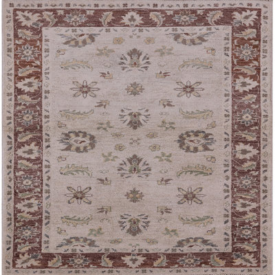 Tapis oriental brun Zale