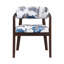 Chaise de salle à manger avec accoudoirs (ensemble de 2)
