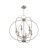 6 - Light Candle Style Globe Chandelier-907321522