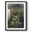 Imprimé floral rétro - impression encadrée-394248454