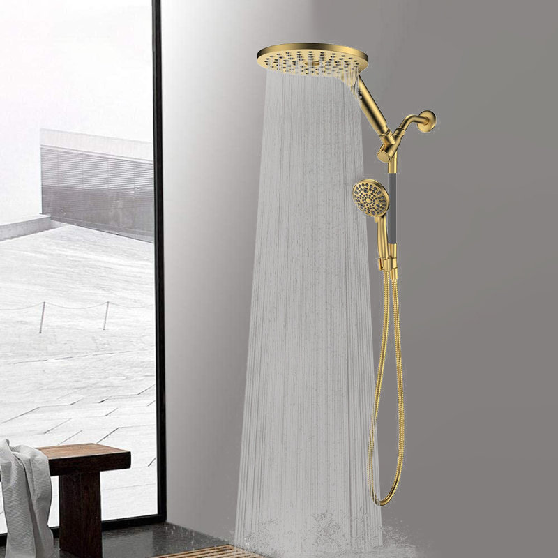 Luxurious Dual Shower Head Combination, Matte Black