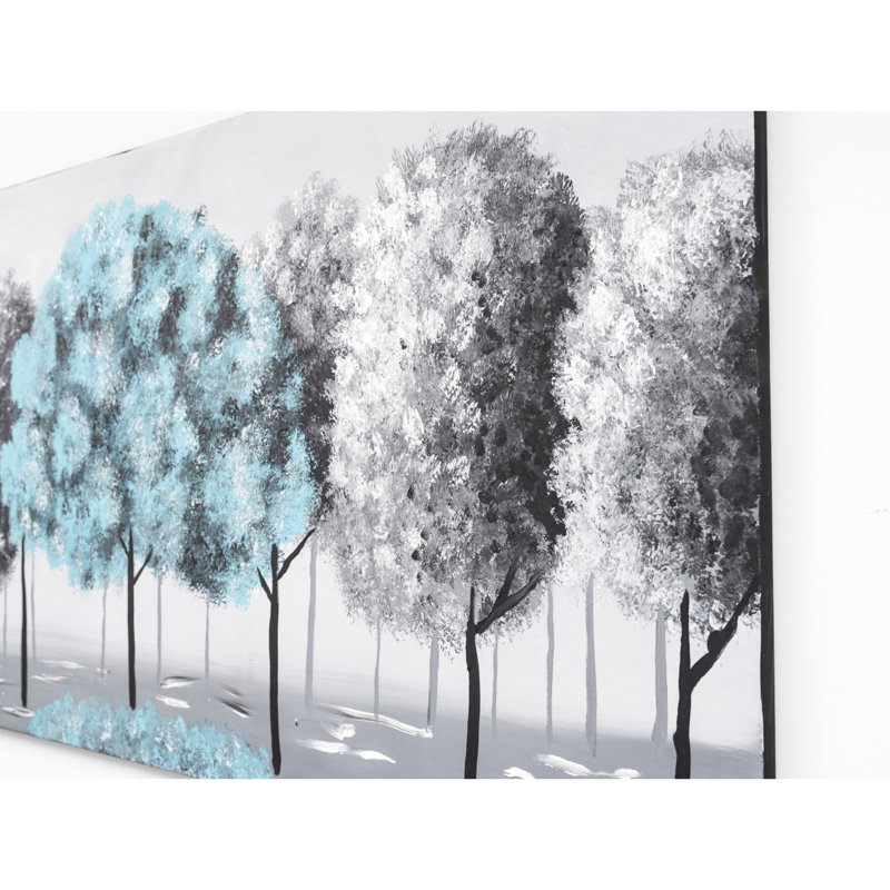 Art sur toile 47 po x 27 po - Bouteille de climatiseur d'hiver peinte à la main surdimensionnée sans cadre