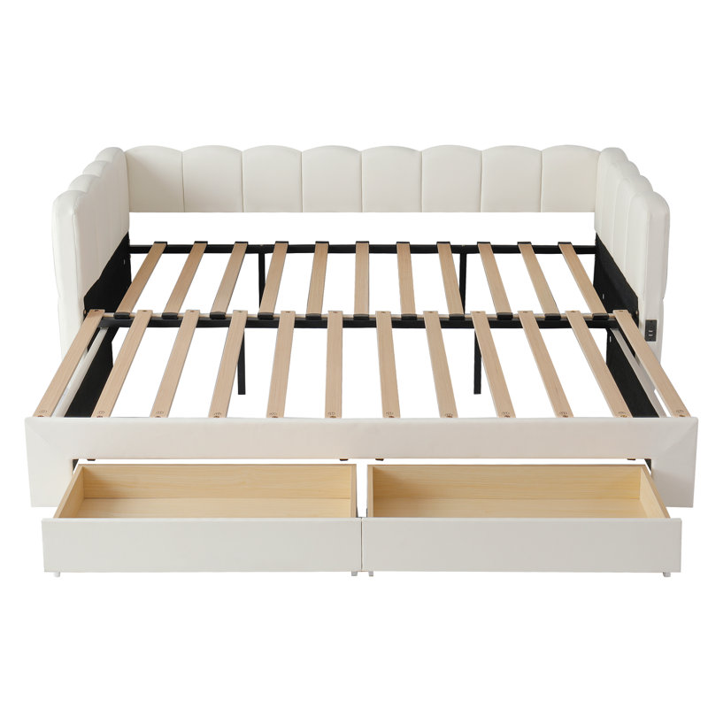 Upholstered, White
