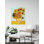 Douze tournesols, reproduction d'art de Vincent Van Gogh. Estampe numérique sur toile pour décoration intérieure