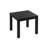 Aynura 16" W x 16" D Square Metal Outdoor Side Table-1880135587