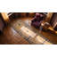 Tapis jaune antique en laine Ningxia