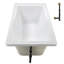 60'' x 32'' Acrylic Soaking Drop-In Bathtub, Drain Included-97545296