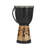 Wood Handmade Djembe Drum Decorative Sculpture with Rope Accents-1290261720