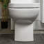 White Stone Railway LPF Elongated Floor Mounted Kit (Seat Included)