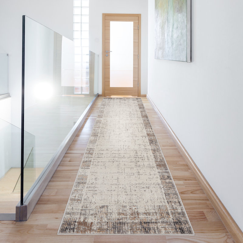 Robbe Abstract Area Rug, Runner 2'2" x 18'