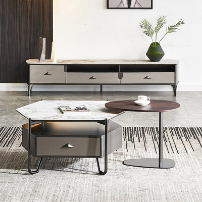 Table basse avec meuble télé italien