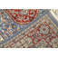 Hand-Knotted High-Quality Blue and Rust Area Rug