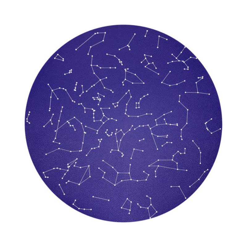 Constellations Stars Pebble 16" Vinyl Placemat