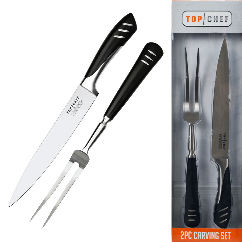 Top Chef 2 Piece Stainless Steel Carving Set