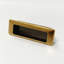 3" Center to Center Recessed Pull in Antique Brass