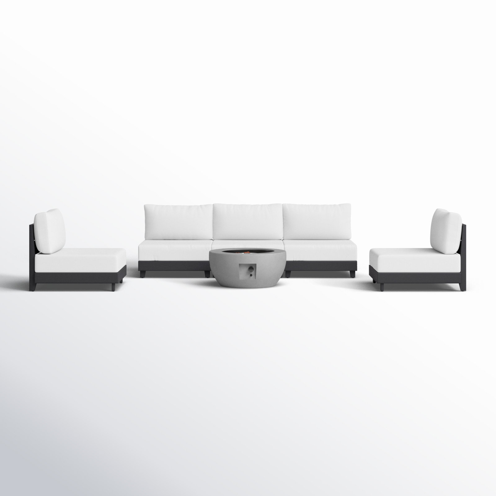 Dez 6pc Multi-Chair Fire Seating Set