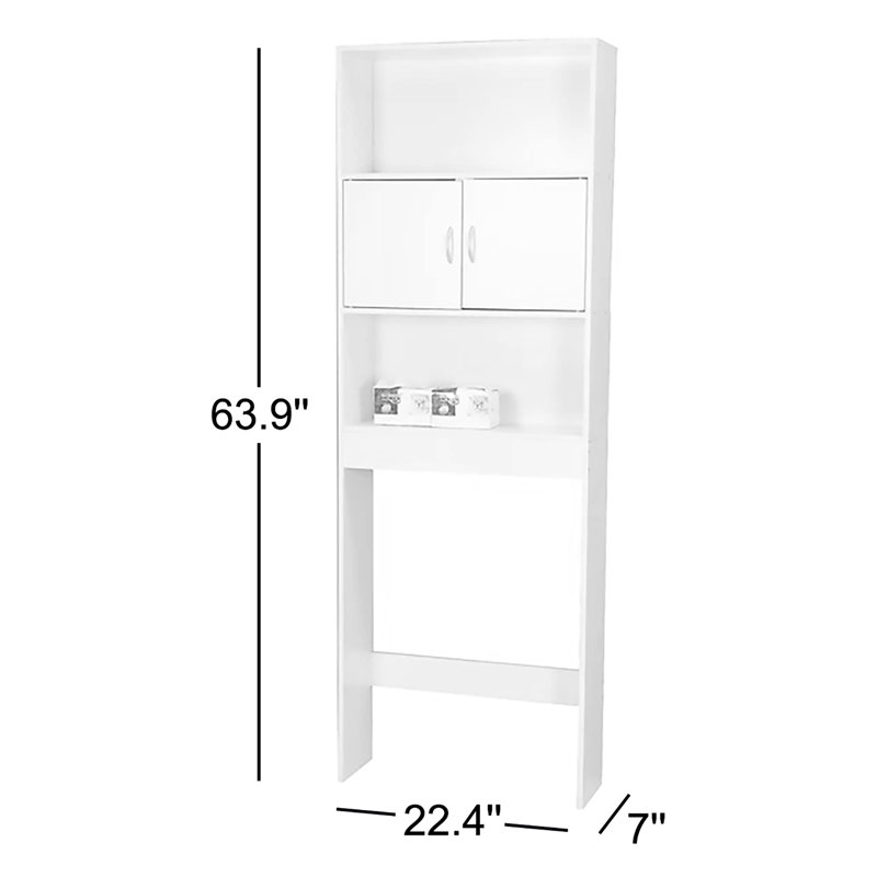 Over The Toilet Storage, Gray