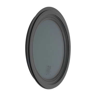 13" Round RV Window with Trim Ring, Tempered Glass Camper Window Replacement, Aluminum Alloy Trailer Window for RV Campers and Cargo Trailers