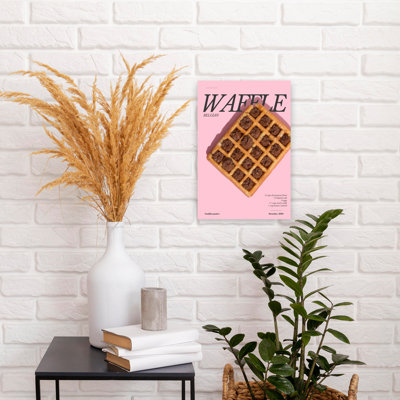 Sweet Chocolate Waffle by Julia Ramiro - Wrapped Canvas Print